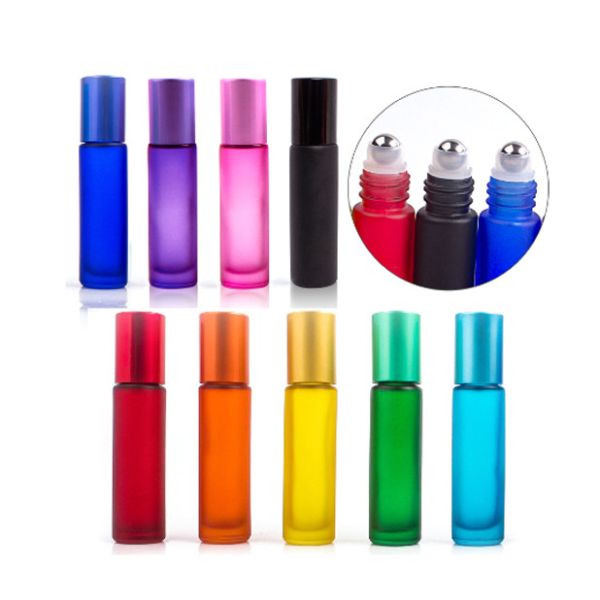 1ml 2ml 3ml 5ml 10ml Small Refillable Roll On Bottles Green Pink Yellow Red Blue Purple Orange Black Roller Bottles‌