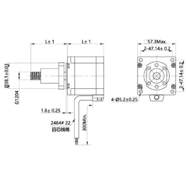 ball screw stepper motor nema 23