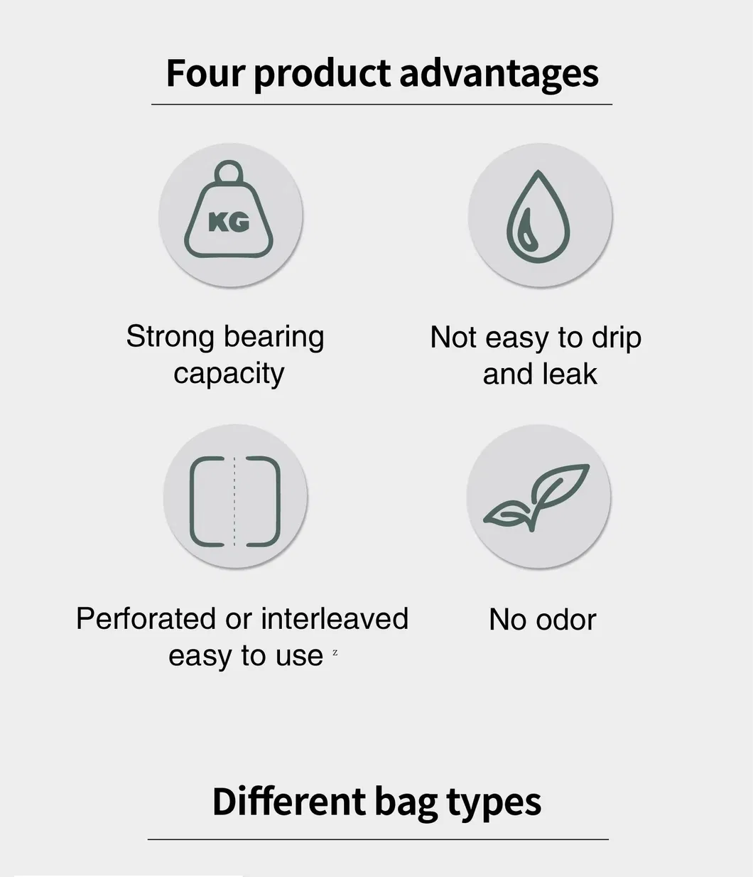 Custom Factory Direct Price OEM Disposable Baby Nappies Bags Baby Diaper Bags on Roll