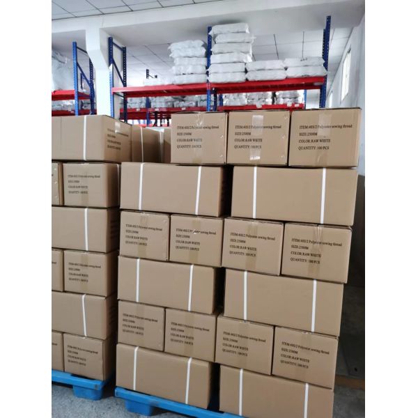 200M 2500M 3000M 20S/2 Polyester Sewing Thread TFO Low Shrinkage For Garment Sewing