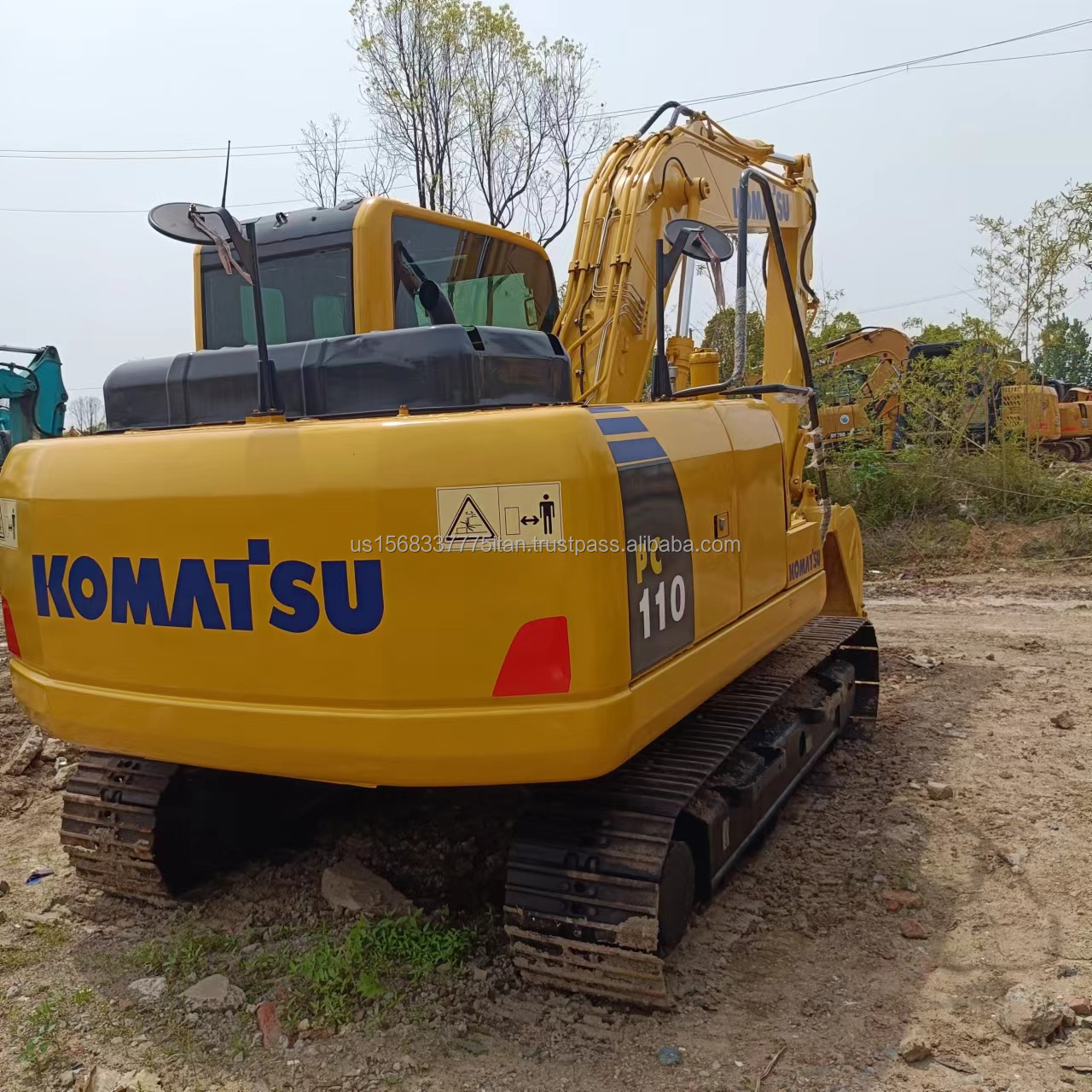 11TON Komatsu Excavator PC110-7 PC110-8 Used Machine with Original Hydraulic Pump