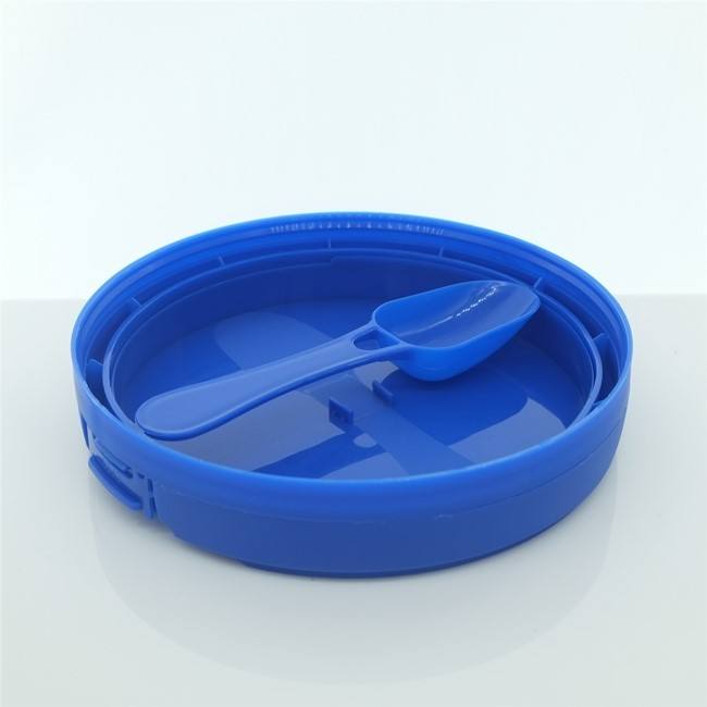 OEM Accepted Flip Top Milk Powder Can Cover BPA Free Plastic Tin Lid with Spoon