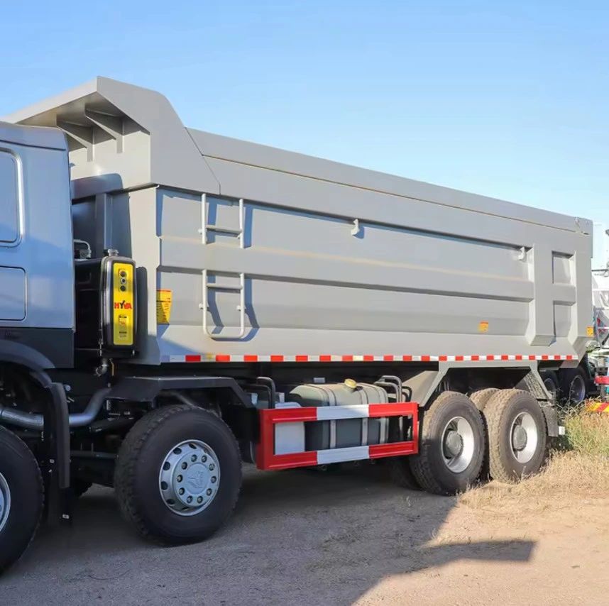 CIMC 3 axles 40 ton half round used in sandstone construction sites mining gravel plants earthwork end dump truck semi trailer