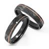 Buy cheap Custom Personalized Engrave Matte Titanium Wedding Band Black Zirconium Wedding from wholesalers