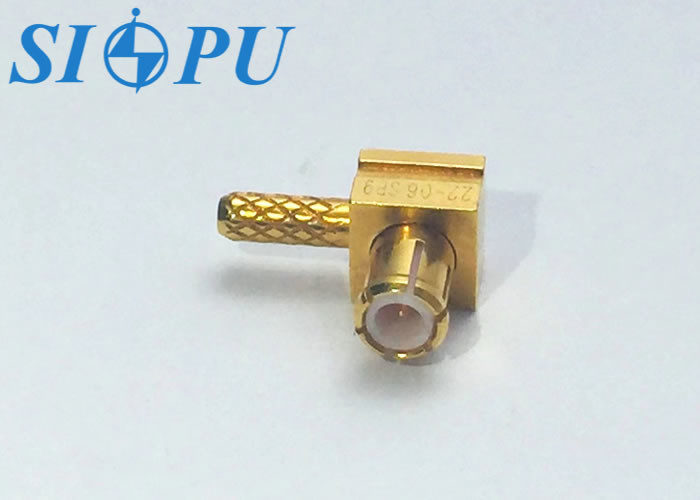 MCX Male Right-Angle RF Coaxial Connector – Compatible with RG178/U Cable