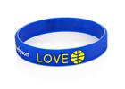 China factory supply directly blue basketball sports personalised wristbands no minimum order on sale