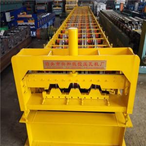 China XH 915 Galvanized Steel Sheet Floor Deck Roll Forming Machinery on sale