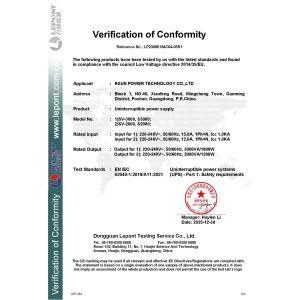 Rsun Power Technology Co.,Ltd Certifications