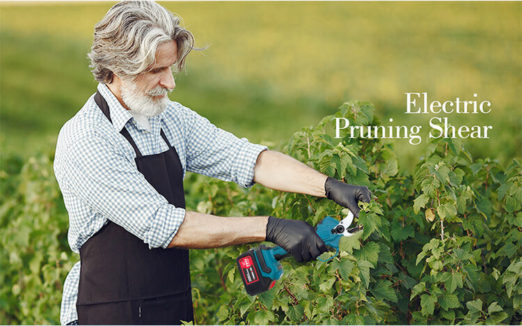 21V Cordless Power Pruners Portable Electric Fruit Tree Branch Pruning Shears Garden Secateurs Grafting Tools