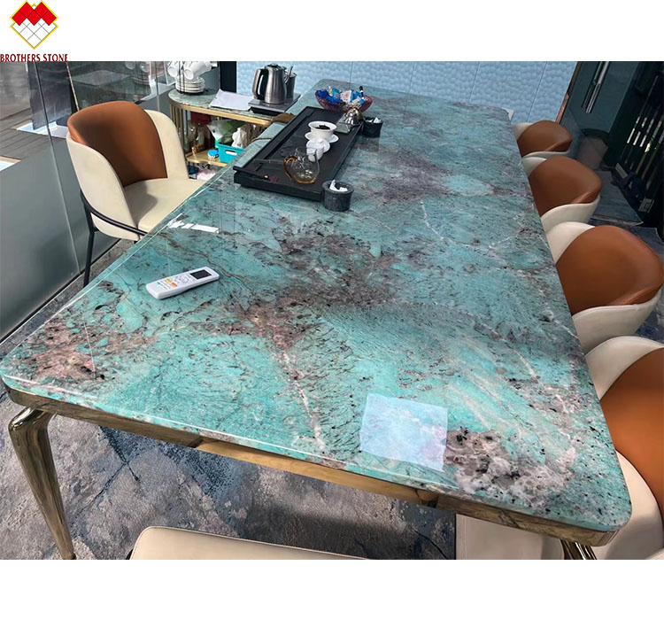 Indoor Portomare Quartzite Bright Amazon Green Marble Slabs Multicolor Verde Guatemala