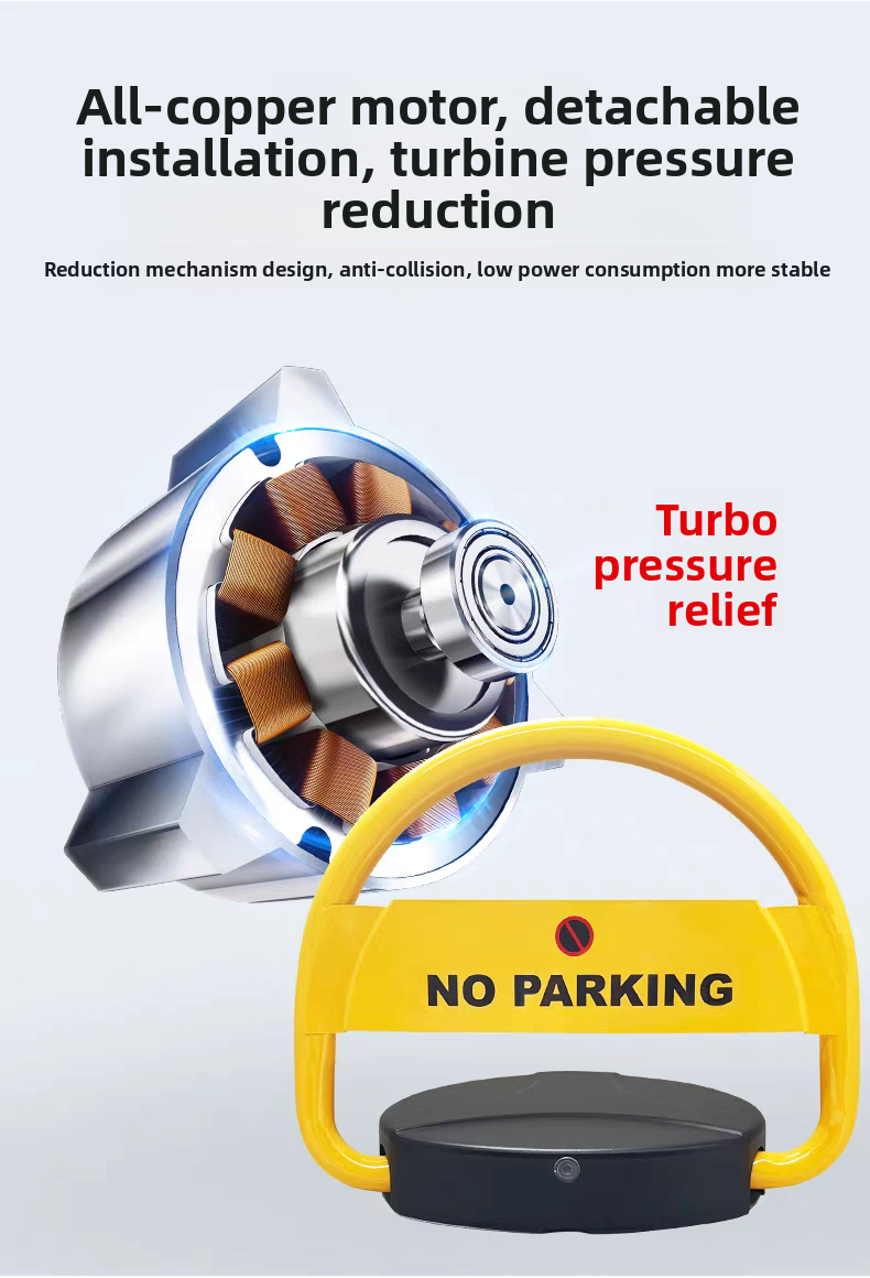 High Security Car Parking Locks Corrosion Resistant Waterproof Parking Reservation Lock
