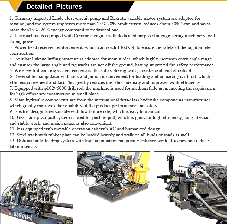 GS900-LS Hdd Machine,90ton hdd machine, 90t hdd machine, 90ton hdd rg, 90t hdd rig