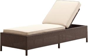 Quality rattan furniture adjustable sun lounger-1606r for sale