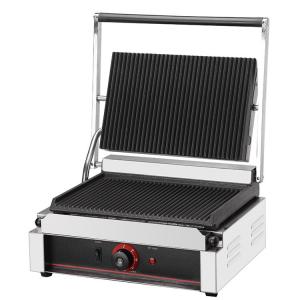 Quality Hotel Electric Contact Grill Stainless Steel Panini Press Griddle Sandwich Maker for sale