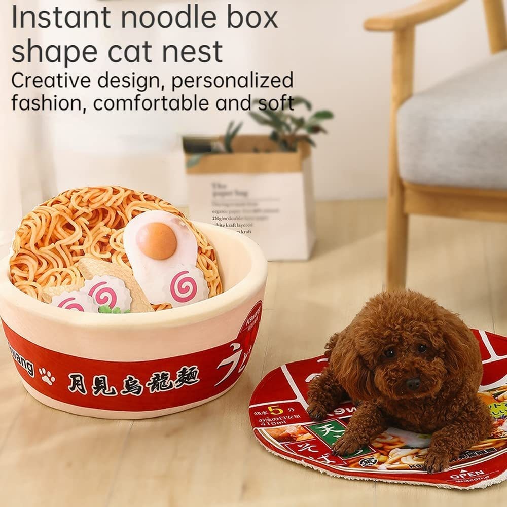 cat bed bowl