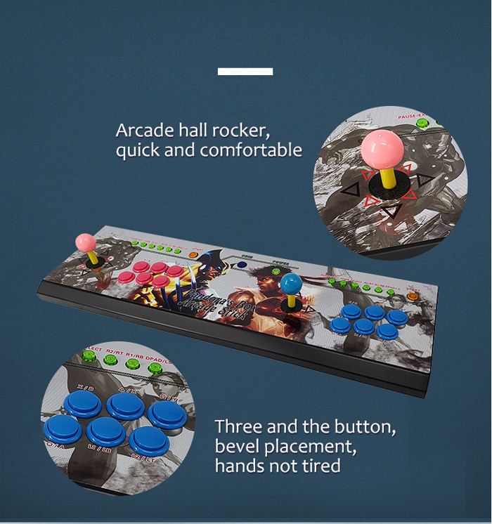 3000 In 1 Retro 2d 3d Arcade Game Console Double Stick Pandora Game Box