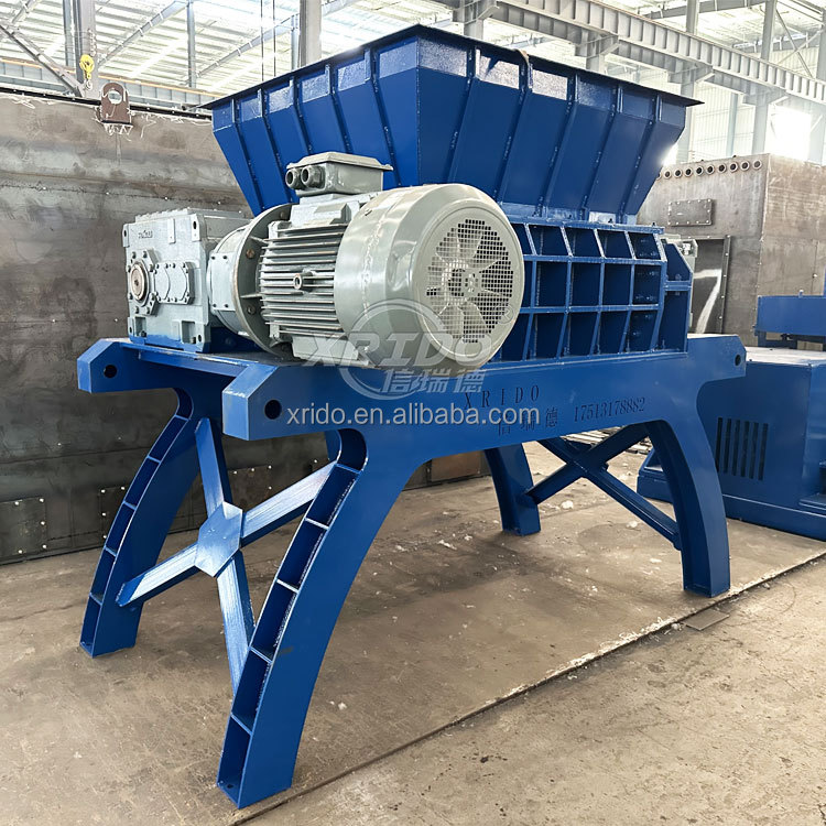 300-22000Kg/H Waste Glass Bottle Shredder Double Shaft Plastic Shredder Machine