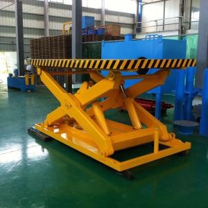China 5Ton Heavy Duty Fixed Hydraulic Scissor Lifting Table With Large Platform on sale