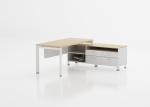 Steel Frame Office Conference Table , MFC Top Meeting Room Table