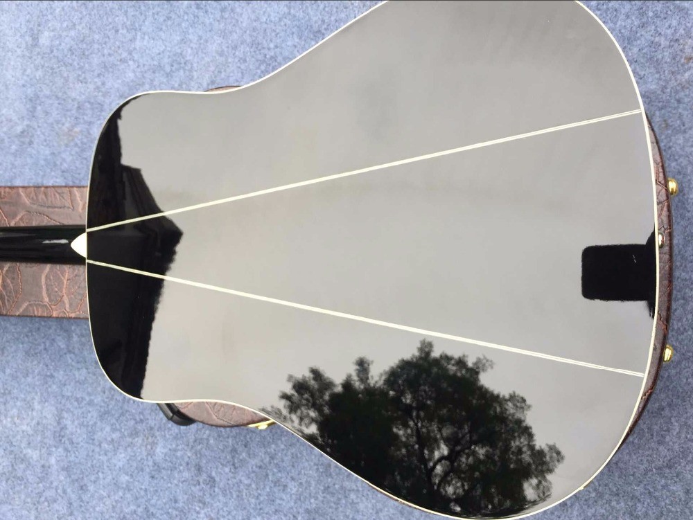 D35 acoustic guitar Johnny cash signature acoustic electric guitar acoustic guitar solid top D35 BK guitar