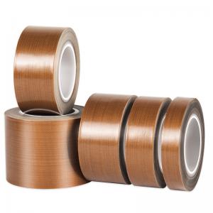 Quality Heat Resistant Fiberglass PTFE Teflon Adhesive Tape Self Adhesive Sealing for sale