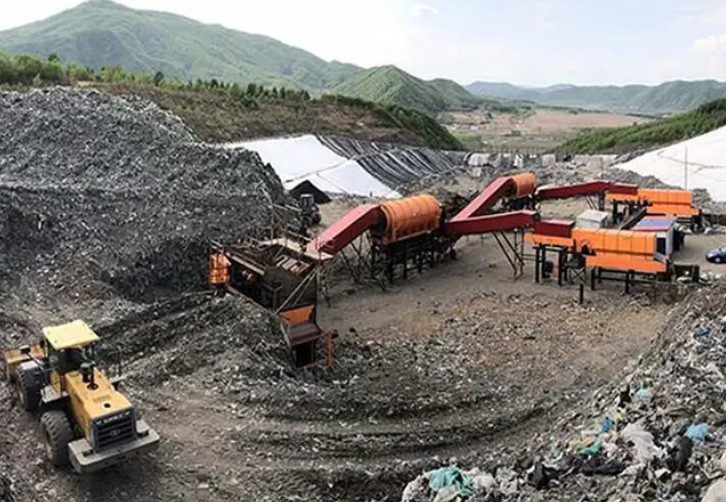 Marble Concrete Pebble Crushing Crusher Recycling Sorting Line