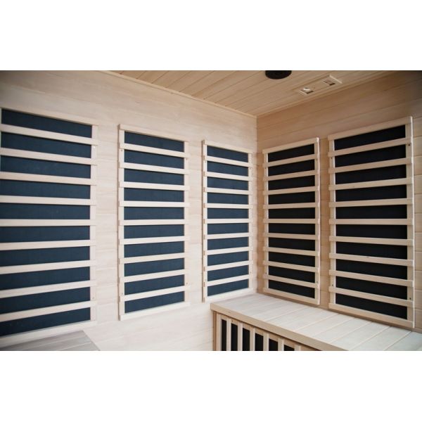 Hemlock Computer Controlled Sauna Computer Control Panel Classic 3 Person Detox Humidity Mode Family Top Selling Infrared Far