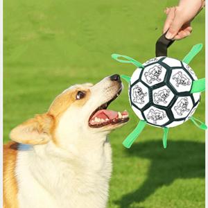 China Multifunctional Outdoor Interactive Soccer Ball Toy For Dog Nibbling Training Rope on sale