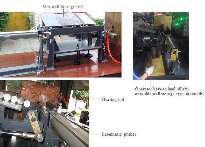350 KW Power IGBT Induction Forging Machine With PLC Control Panel 24 Hours Non Stop Operation