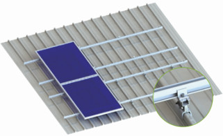 Ballasted Aluminium Solar Module Mounting System Roof Series KF-HK-BA01