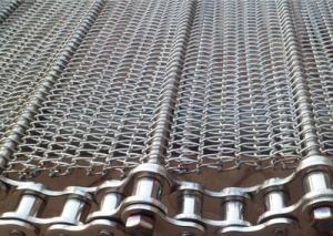 Quality Carbon Steel Baking Biscuit Conveyor Chain Belting 1mm Dia for sale