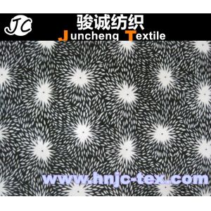 polyester transfer printed super soft velboa fabric/ fabric flower printed