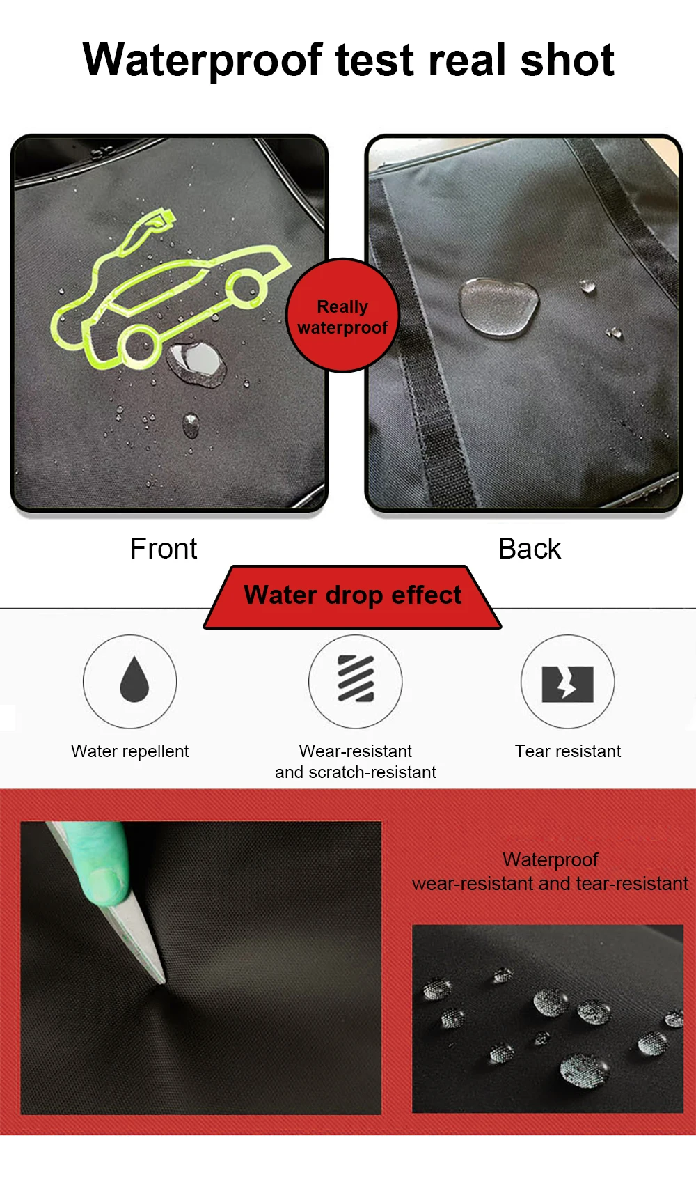 38cm 39cm 42cm EV Charging Accessories EV Charger Bag OEM Customized Print