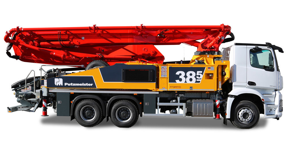 M38-5 4141 Putzmeister Boom Concrete Pump Trucks
