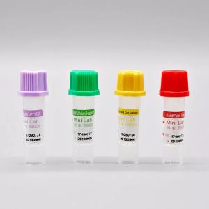 Quality Heparin Vacutainer Micro Blood Collection Tube 0.5ml PP 8*45mm For Single Use for sale
