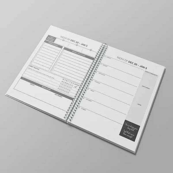 Customizable Spiral Hardcover Notebook with Logo Printing