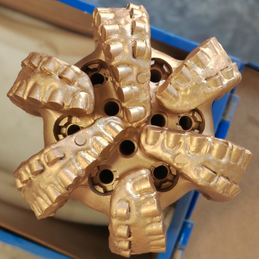 8 1/2" 215.9mm Steel Body 6 Blades PDC Diamond Drill Bit For Oil And Gas Well Drilling