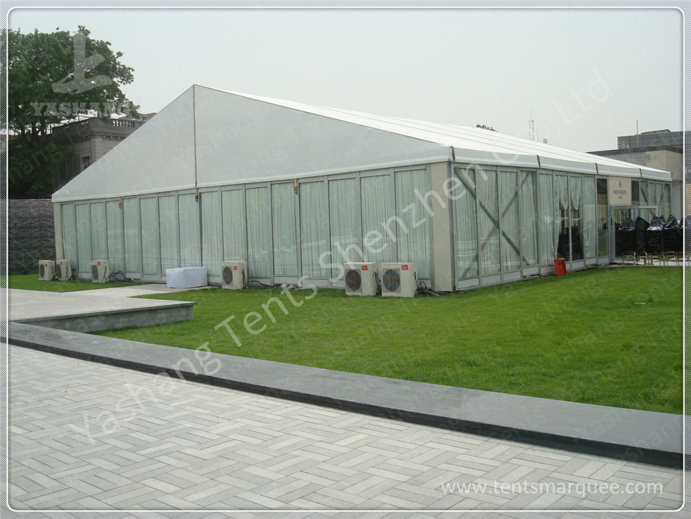Light Weight White Factory Temporary Outdoor Warehouse Tents, 15x70M Industrial Canopy Tent