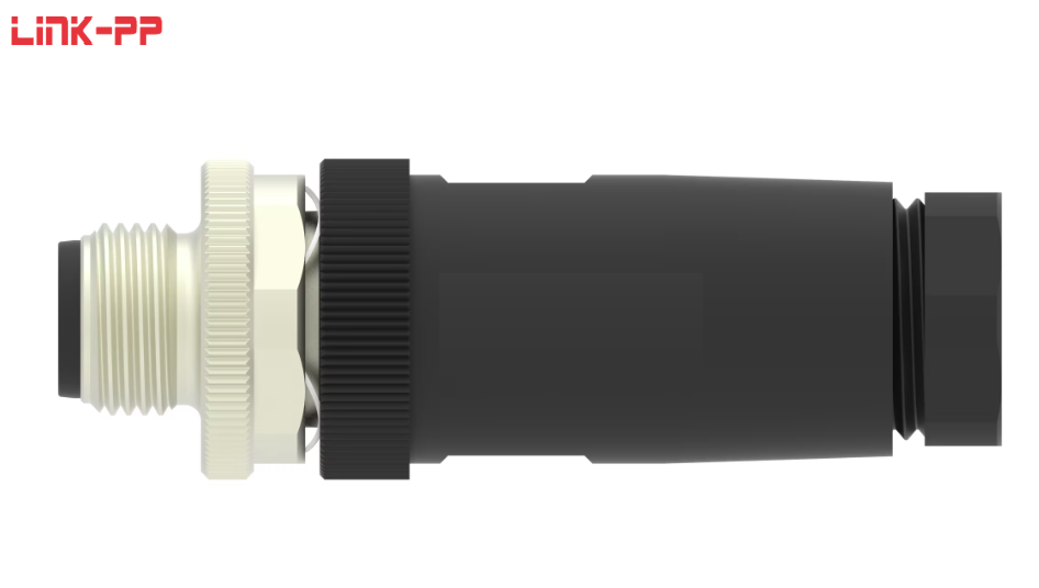 T4111002041-000 M12 Male Connector 4 Pin For Industrial Sensor