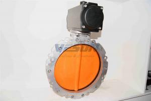 Quality Air Operated Pneumatic Butterfly Valve For Shutting Off / Controlling / Diverting for sale