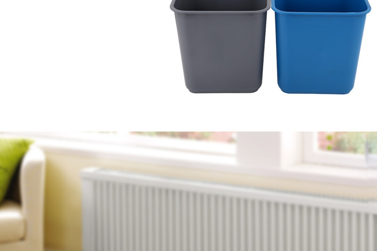 Multi-scene Use of Household Wide Mouth Straight Rectangular Narrow Plastic Trash Can