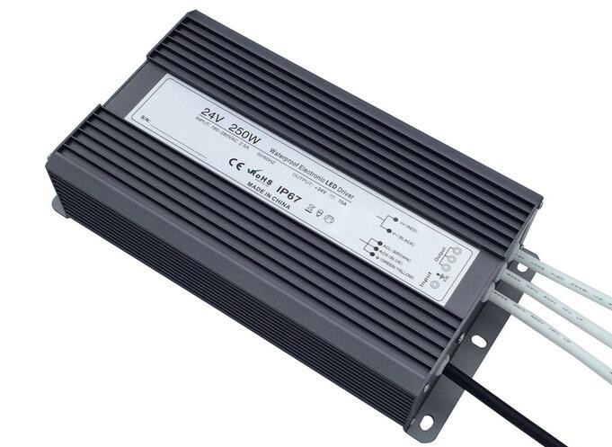 High Efficiency IP67 Waterproof Led Power Supply 24v 300 W For LED Lights