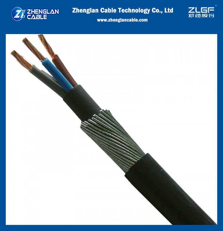NA2XRY YJLV32 0.6/1KV LV CU/AL XLPE Insulation SWA PVC Sheath 3 Cores 95mm2 Power Cable