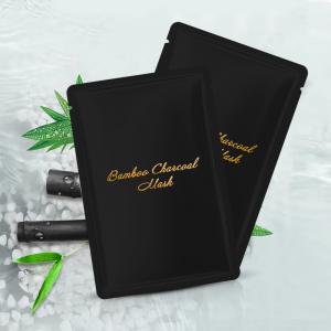 Quality Black Activated Hydrating Sheet Mask Bamboo Charcoal Facial Mask for sale