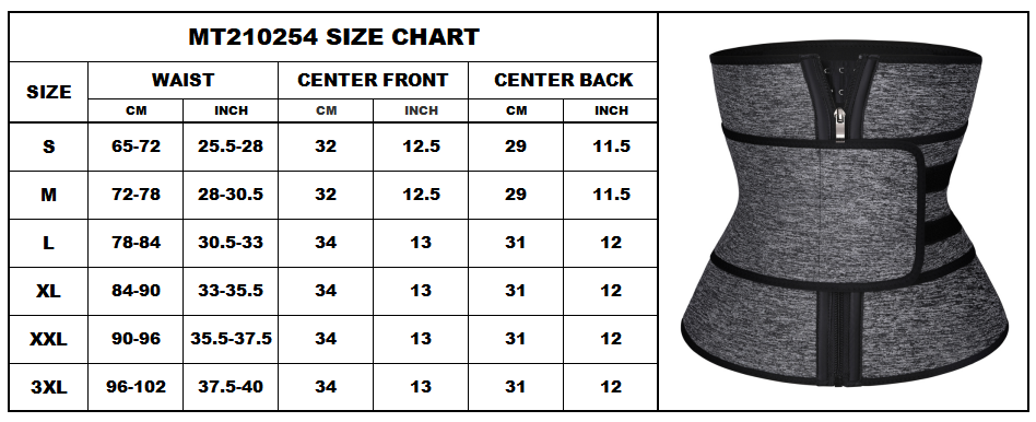 High Compression Waist Slimming Belt Corsets Tummy Control Neoprene Perfect for Women