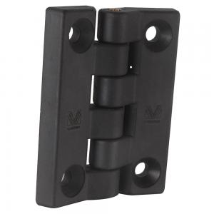 China Black Plastic PA 180 Degree Door Hinge For Electrical Cabinet on sale