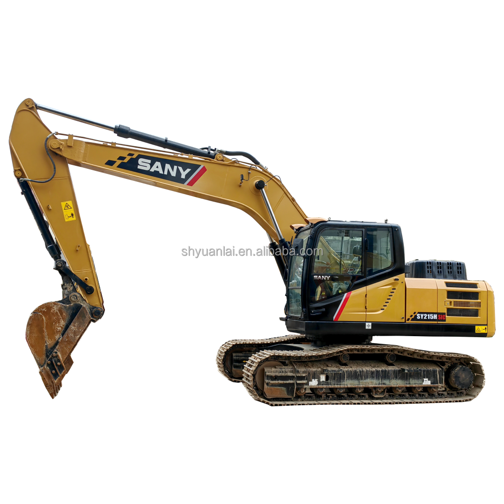 Sany SY215 Generation Forward Flow Excavator with 114KW Power and Low Fuel Consumption