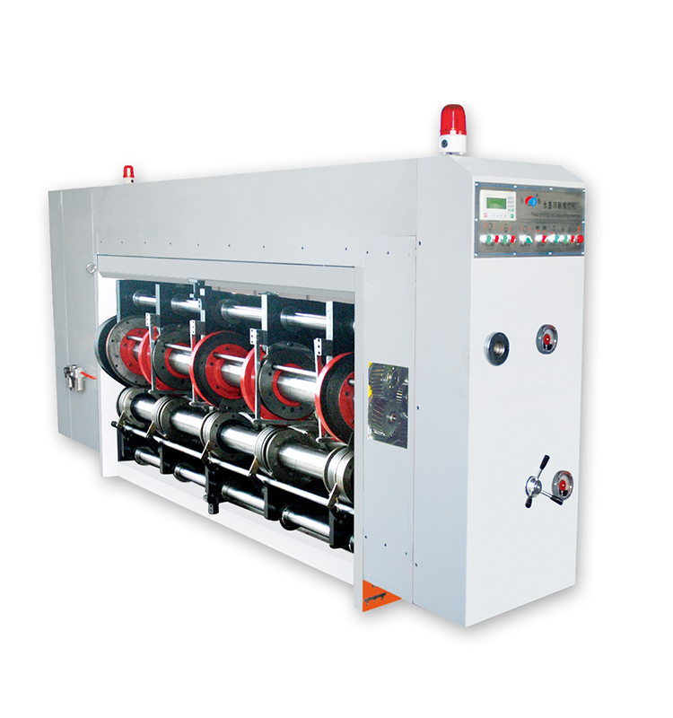 4 Colors Flexo Cardboard Printing Slotting Rotary Die Cutting Machine