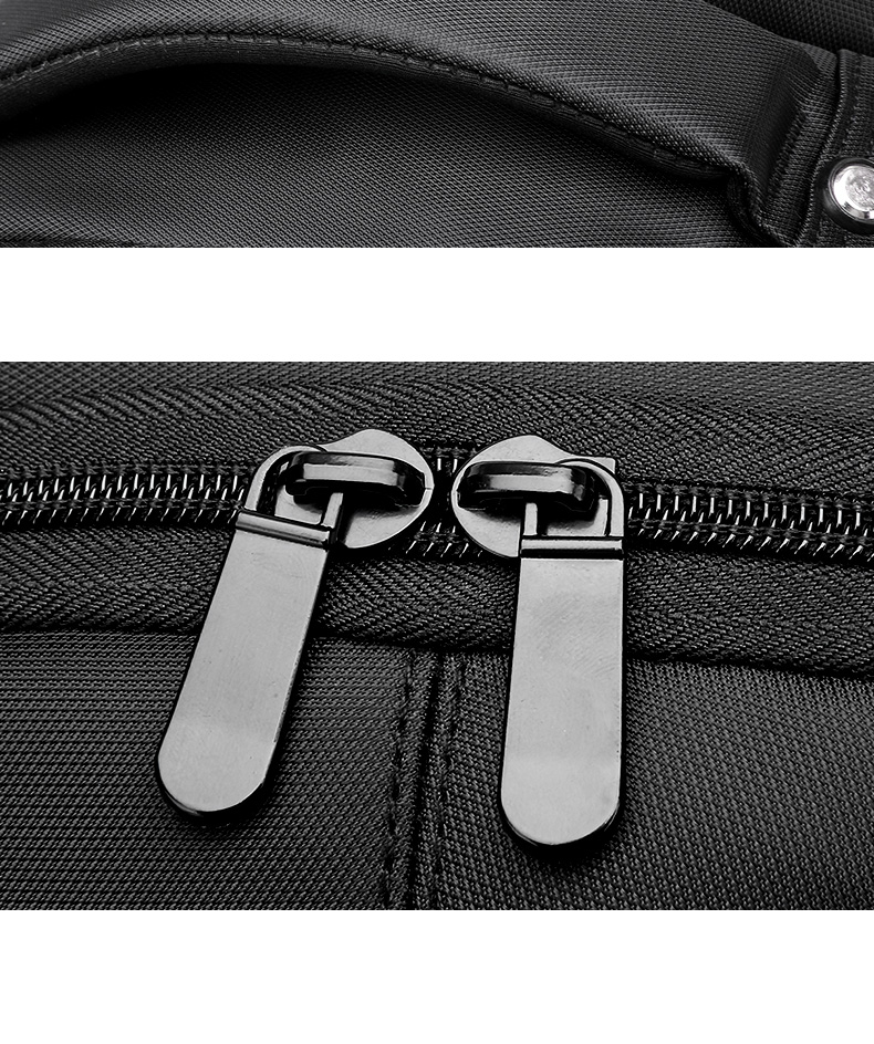 High quality products customized logo waterproof black Laptop Backpack men business Backpack