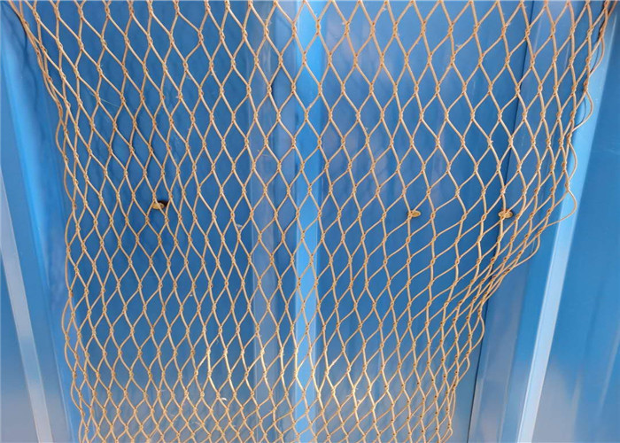 Ferrule 1.6mm Wire Diameter Stainless Steel Zoo Mesh Polished Surface